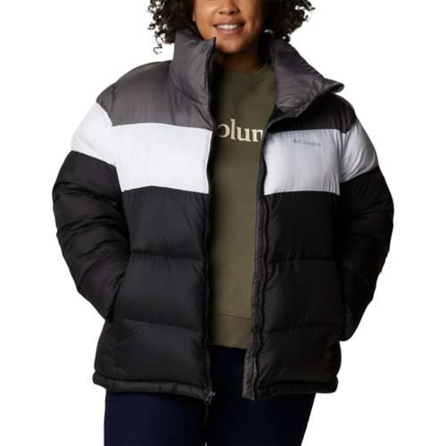 Women's Columbia Plus Size Puffect Color Block Short Puffer Jacket