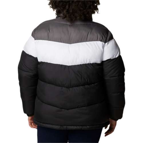 Women's Columbia Plus Size Puffect Color Block Short Puffer Jacket