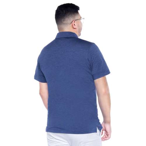 Men's Columbia Navy Dallas Cowboys Tech Trail Space Dye Omni-Shade Polo