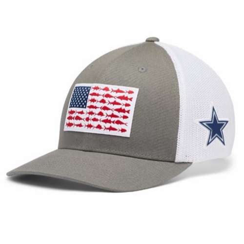 Columbia Dallas Cowboys CLG PFG Mesh Fish Flag Adjustable Hat