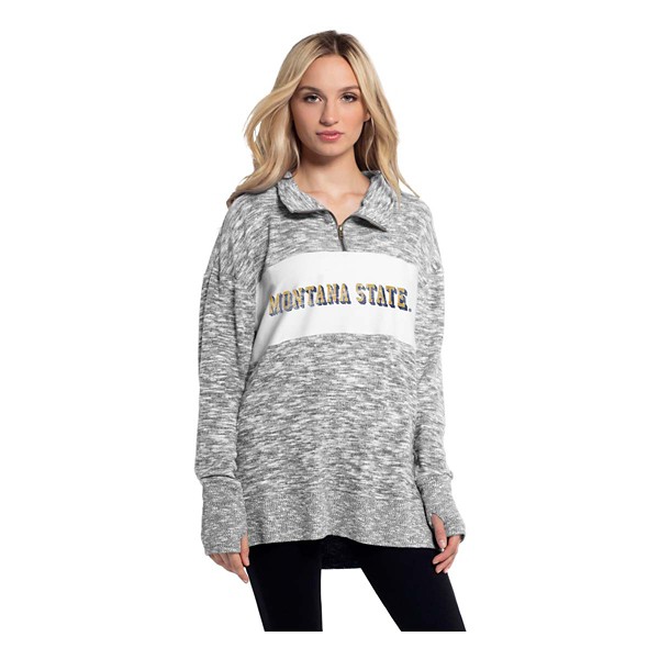 Chicka-D Women's Montana State Bobcats Early Cozy 1/4 Zip Top product image