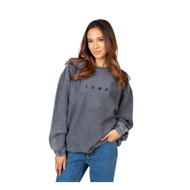 corded crewneck wholesale