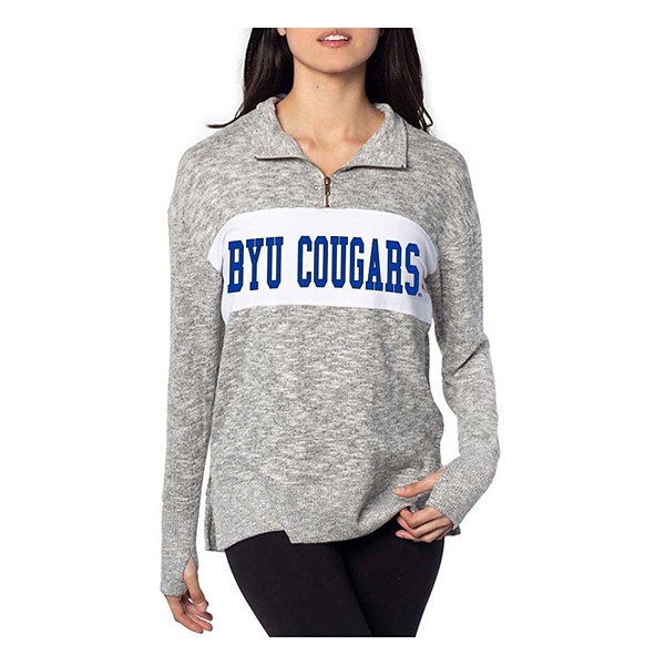 Chicka-D Women's BYU Cougars Cozy 1/4 Zip Top product image