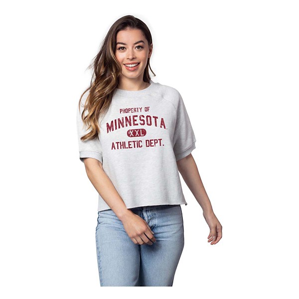 Chicka-D Women's Minnesota Golden Gophers Bayside Crewneck Sweatshirt product image