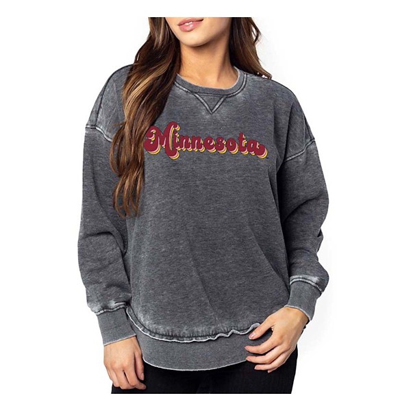 Chicka-D Women's Minnesota Golden Gophers Groovy Campus Crewneck Sweatshirt product image