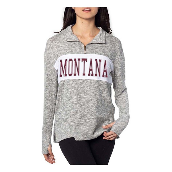 Chicka-D Women's Montana Grizzlies Cozy 1/4 Zip Top product image