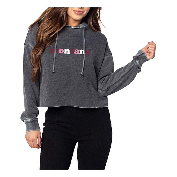 Chicka-D Women's Montana Grizzlies Cropped Campus Hoodie product image