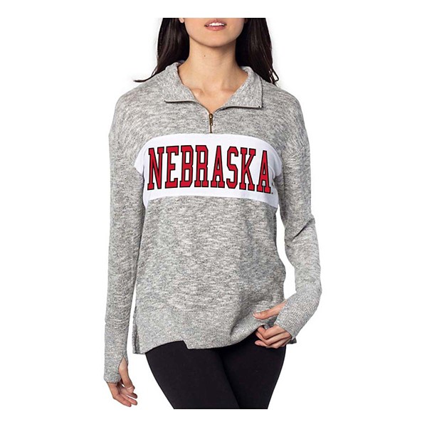 Chicka-D Women's Nebraska Cornhuskers Cozy 1/4 Zip Top product image