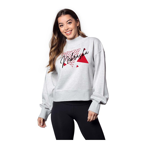 Chicka-D Women's Nebraska Cornhuskers The Max Crewneck Sweatshirt product image