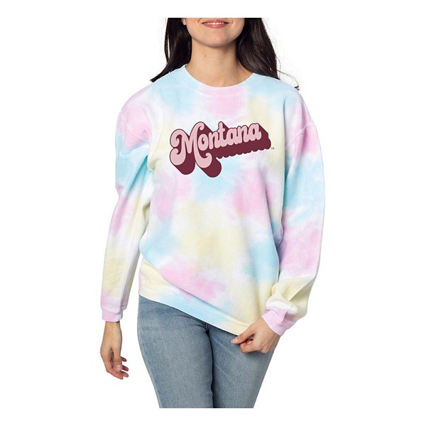 Chicka-D Women's Montana Grizzlies Corded Crewneck Sweatshirt product image