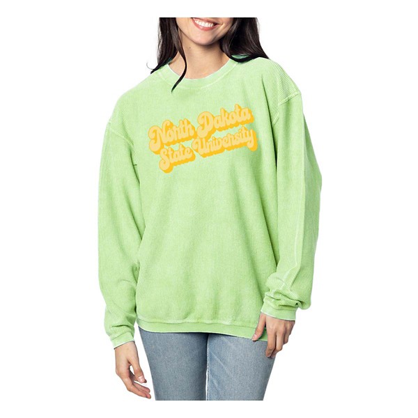 Chicka-D Women's North Dakota State Bison Corded Crewneck Sweatshirt product image