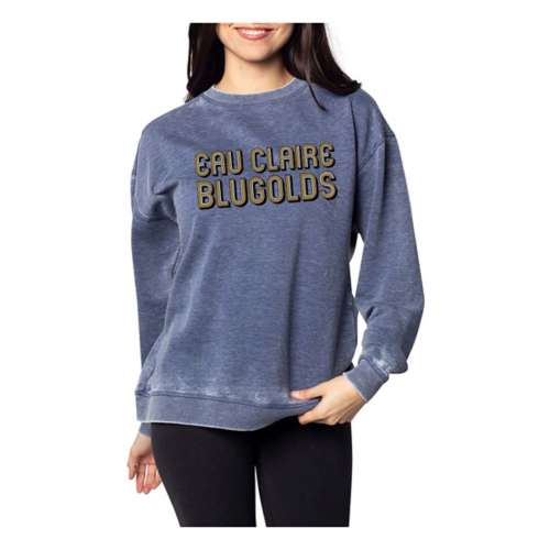 Chicka-d Women's Campus Crew Burnout Fleece Pullover – Officially Licensed NCAA Fan Wear