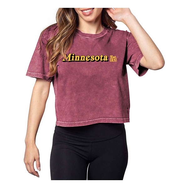 Chicka-D Women's Minnesota Golden Gophers Short and Sweet T-Shirt product image