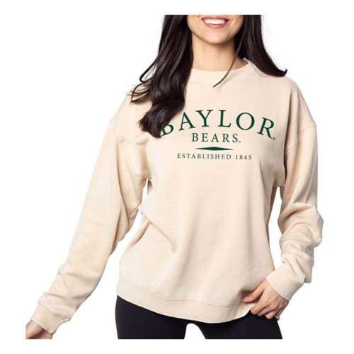 Chicka-D Women's Baylor Bears Arch Over Serif Crew