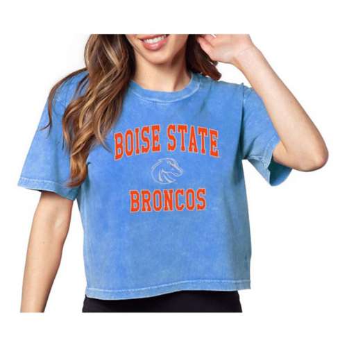 Chicka-D Women's Boise State Broncos Throwback T-Shirt