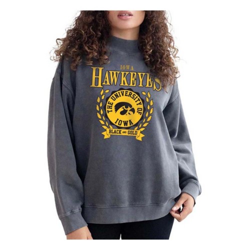 Chicka-d Women's Campus Crew Burnout Fleece Pullover – Officially Licensed NCAA, Soft & Warm Game Day Wear