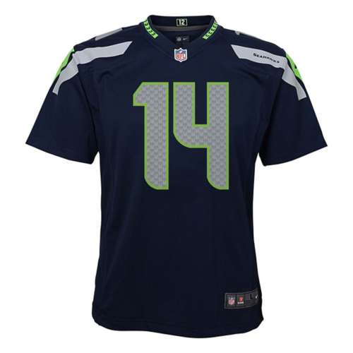 Nike Boys' Seattle Seahawks D.K. Metcalf #14 Navy Game Jersey