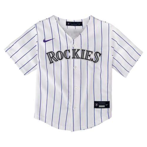 Men's Colorado Rockies Nike White Home Replica Team Jersey