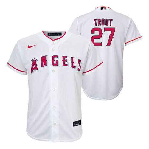 Los Angeles Angels Mike Trout Nike White Jersey