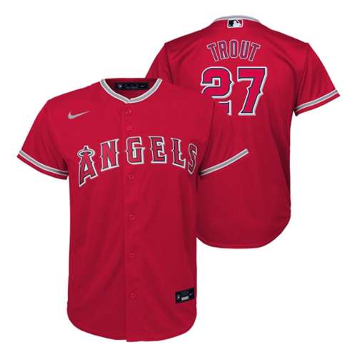 Nike Kids' Angeles Angels Mike Trout #27 Replica Jersey |