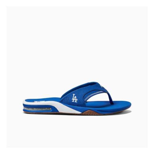 Men's Reef Los Angeles Dodgers Fanning Flip Flop Sandals