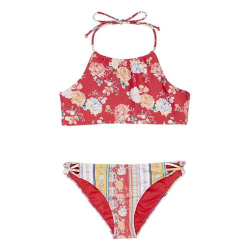 Girls' O'Neill Stella Ruched Swim Bikini Set