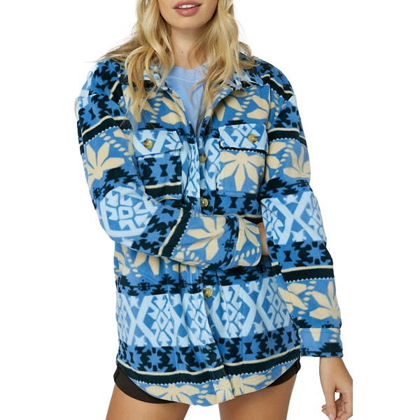 Women's O'Neill Collins Printed Superfleece Shirt Jacket product image