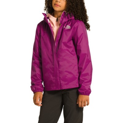 girls north face rain coat