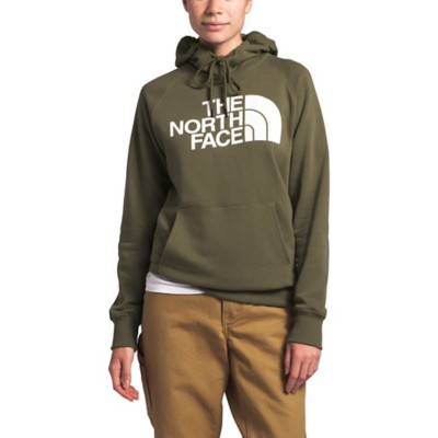 khaki green north face hoodie