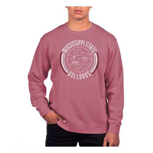 USCAPE Mississippi State Bulldogs 90's Flyer Pigment Dyed Crew