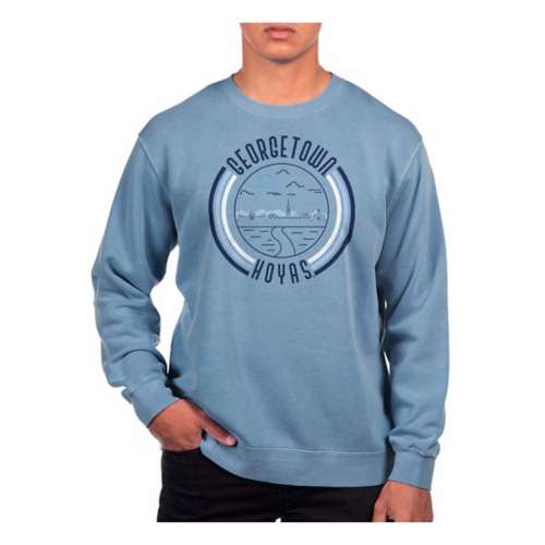 USCAPE Georgetown Hoyas 90's Flyer Pigment Dyed Crew