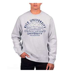 Men's Uscape Apparel Light Blue Creighton Bluejays Pigment Dyed Fleece Crew Neck Sweatshirt Size: Large