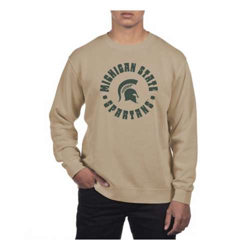 USCAPE Michigan State Spartans Radial Pigment Dyed Crew