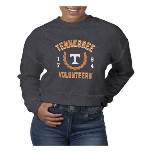 USCAPE Women's Tennessee Volunteers Academy Pigment Dyed Crop Crew
