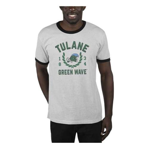 USCAPE Tulane Green Wave Academy Renew Recycled Ringer T-Shirt