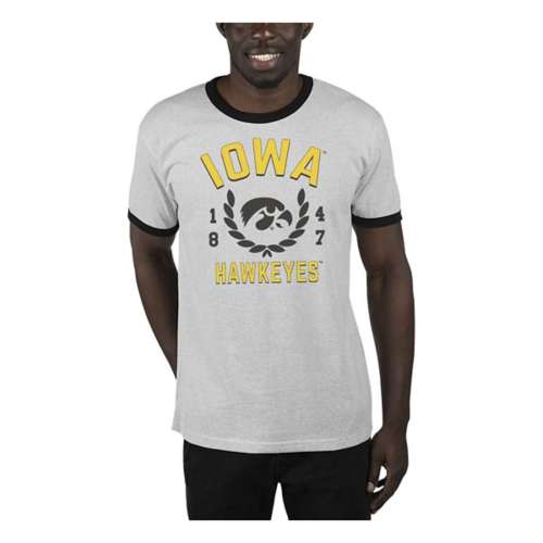 USCAPE Iowa Hawkeyes Academy Renew Recycled Ringer T-Shirt