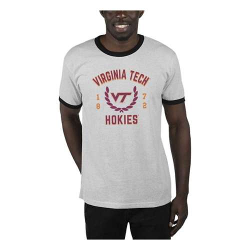 USCAPE Virginia Tech Hokies Academy Renew Recycled Ringer T-Shirt