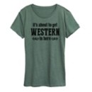 Women's Instant Message Country Graphic T-Shirt
