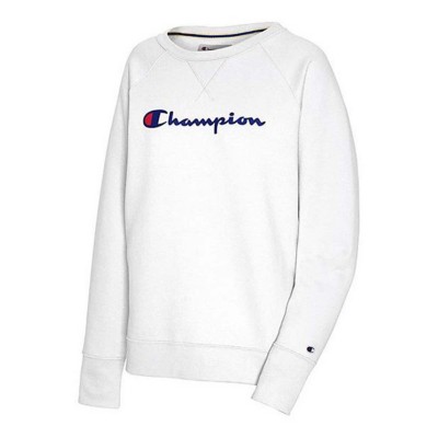 champion hoodie boys white
