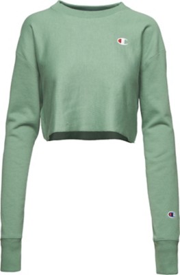 light green champion crewneck