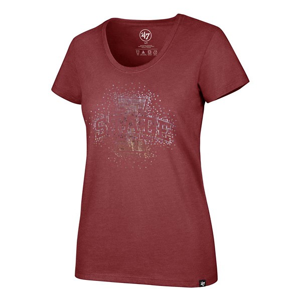 47 Brand Women's Iowa State Cyclones Glam Scoop T-Shirt product image