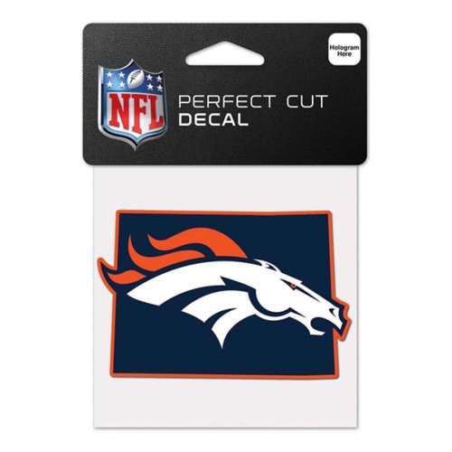 Wincraft Denver Broncos 4X4 Perfect Cut Decal