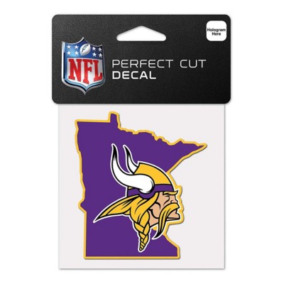 Wincraft Minnesota Vikings 4X4 Perfect Cut Decal