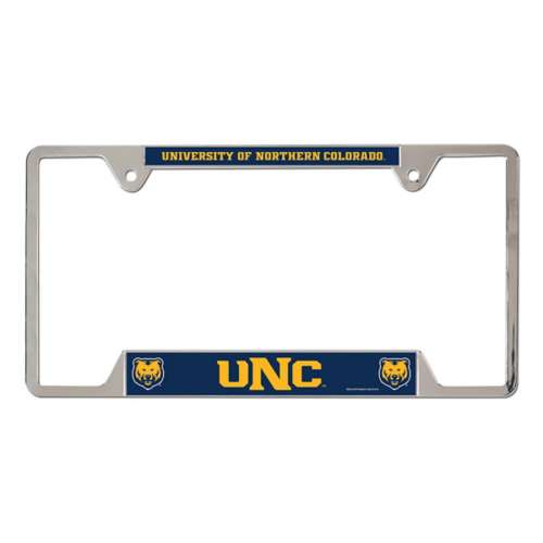 Wincraft Northern Colorado Bears Metal License Plate Frame