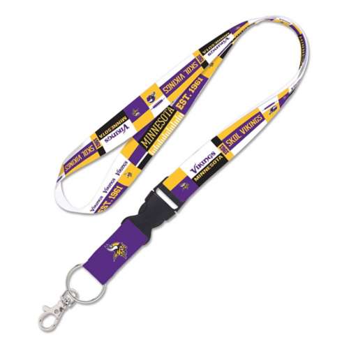 Wincraft Minnesota Vikings Team Colorblock Lanyard