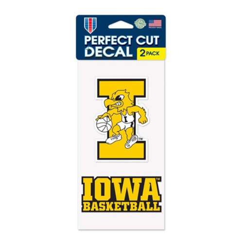 Wincraft Iowa Hawkeyes 4x8 Basketball Decal