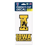 Wincraft Iowa Hawkeyes Wrestling Perfect Cut Decal - Thumbnail 1 of 3