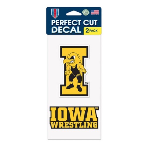 Wincraft Iowa Hawkeyes Wrestling Perfect Cut Decal - Primary Image