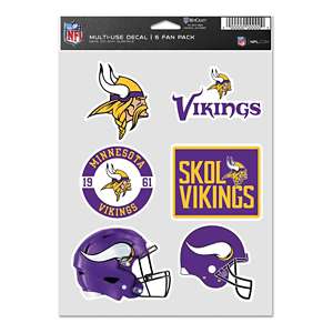 Minnesota Vikings NFL Decal Set - Dragon Sports