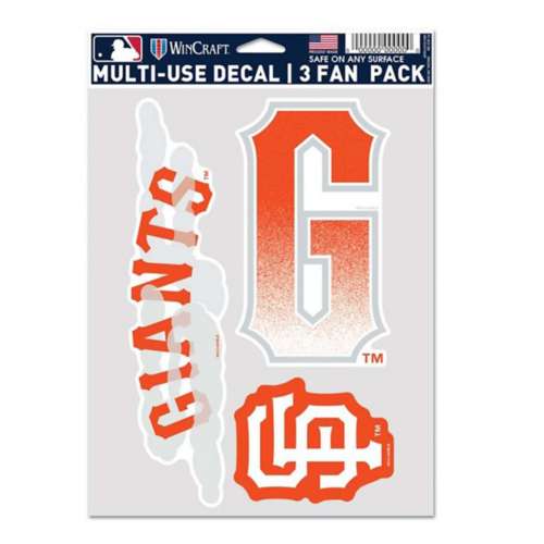 Wincraft San Francisco Giants 3pk City Connect Decals